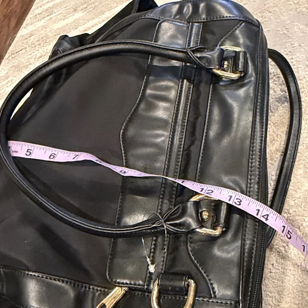 Rebecca Minkoff Leather Knocked Up Diaper Bag Women's Black Travel Everyday